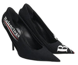 Knife Wrapped Logo Pumps - Black, Blue or Red