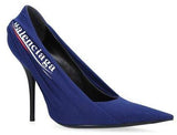 Knife Wrapped Logo Pumps - Black, Blue or Red