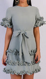 Ruffled Mini Dress