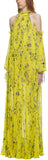 Floral Printed Cold Shoulder Dress