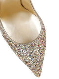 Glitter Blade Pumps - Black, Gold or Silver