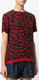 Logo Graffiti Top, Red and Black