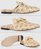 Princetown Logo Invite Stamp Print Slipper