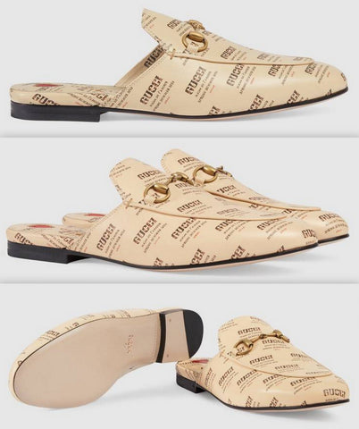 Princetown Logo Invite Stamp Print Slipper