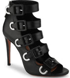'Tutto' Buckle Suede or Leather Sandals