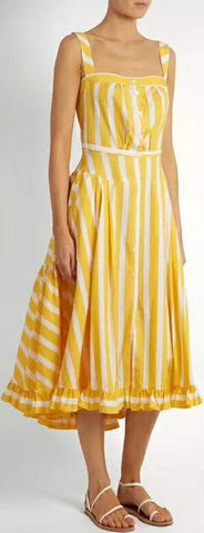 Striped Midi Dress