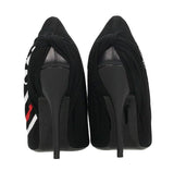 Knife Wrapped Logo Pumps - Black, Blue or Red