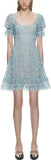 Floral Guipure Mini Dress