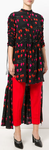 Petal Print Frock Shirt