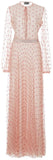 Tulle Pois Plisse Long Chemise