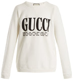 Crew-Neck Cotton Sweatshirt