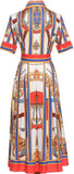 Print Shirt Dress