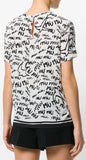 Logo Graffiti Top, Black and White
