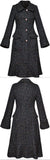 Single Breasted Tweed Coat