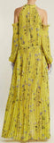 Floral Printed Cold Shoulder Dress