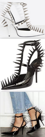 Knife Patent Spike Pump, Black or White