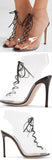 Helmut Plexi 100 Lace-Up PVC Ankle Boots