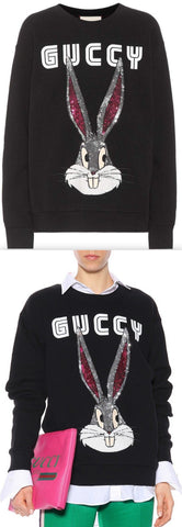 Bugs Bunny Embellished Cotton Sweatshirt