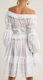 Off-the-Shoulder Mousseline Dress
