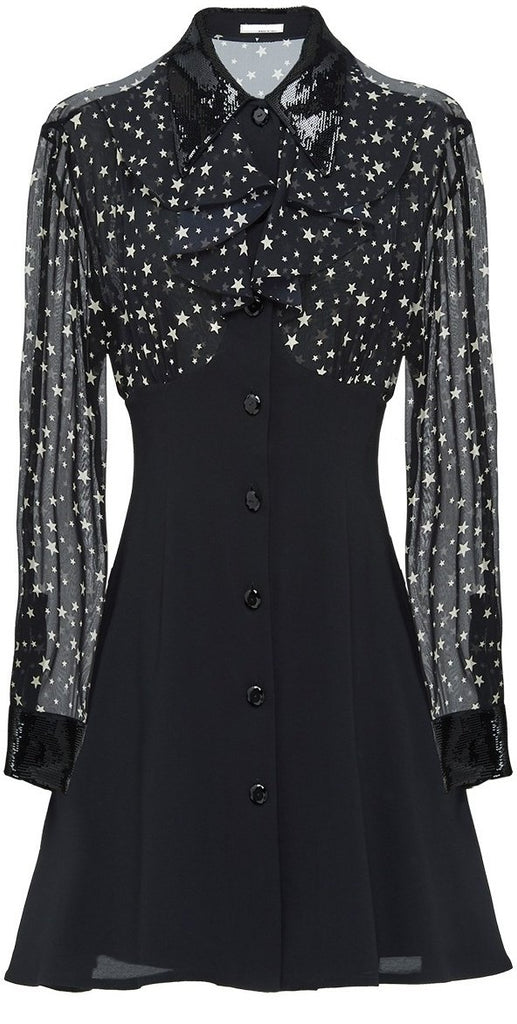 Sable and Georgette Dress
