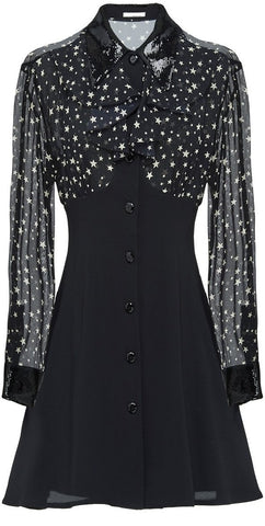Sable and Georgette Dress