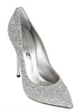 Glitter Blade Pumps - Black, Gold or Silver