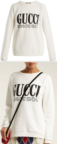 Crew-Neck Cotton Sweatshirt