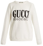 Crew-Neck Cotton Sweatshirt