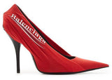 Knife Wrapped Logo Pumps - Black, Blue or Red