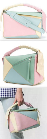 Pastel Puzzle Bag