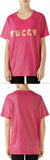 Metallic Cotton T-Shirt, Pink