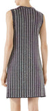 Crystal Ribbed Sleeveless Dress