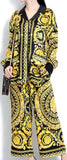 Baroque Printed Shirt and Pant Set