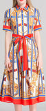 Print Shirt Dress