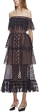Off Shoulder Guipure Dress