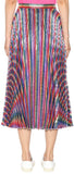 Striped Lam̩ Skirt | DESIGNER INSPIRED FASHIONS