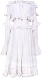 Off-the-Shoulder Mousseline Dress