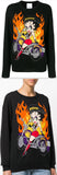 Betty Boop Biker Sweater