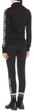 Logo Zip Jersey Sweatshirt and Pant Set, Black