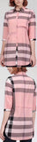 Check Print Half-Sleeve Shirt, Pink | DESIGNER INSPIRED FASHIONS