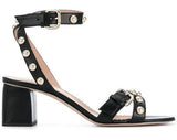 Studded Leather Sandals