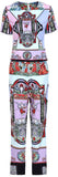 Printed T-Shirt and Pant Set