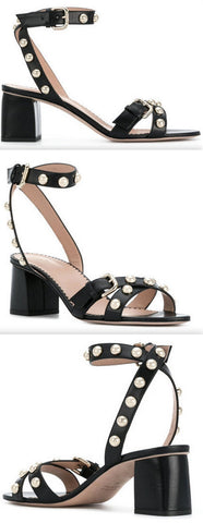 Studded Leather Sandals