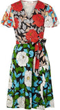 Floral Printed Wrap Dress