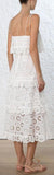 Cut-Out Frill Tiered Dress