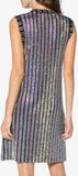 Crystal Ribbed Sleeveless Dress