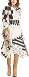 Geometric Print Dress