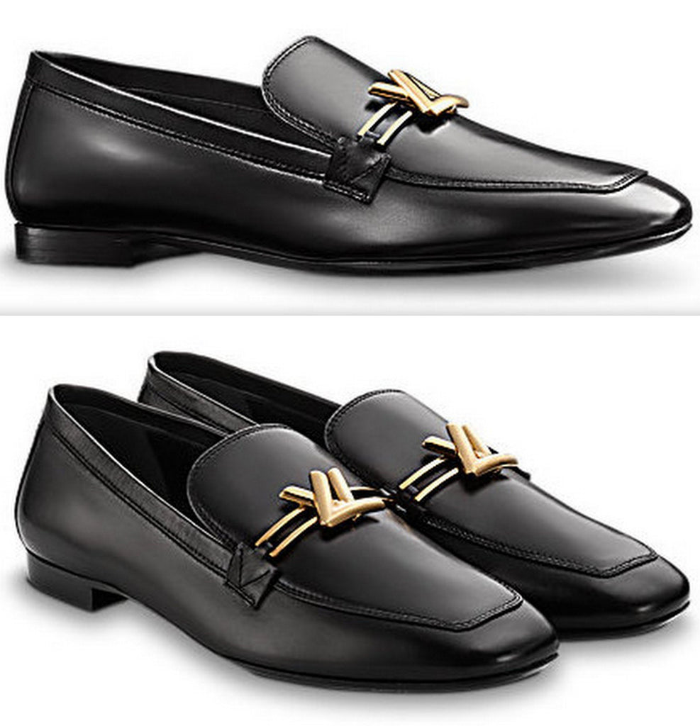 Upper Case Loafer in Black