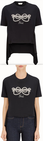 Jersey Cotton Embellished T-Shirt