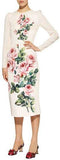 Floral Long Sleeve Midi Dress